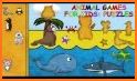 Funny Animal Puzzles for Kids, full game related image