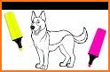 Cute Dogs Coloring Pages related image