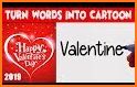 Valentine 2019 cartoon love related image