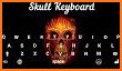 Graffiti Skull Keyboard related image