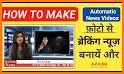 Breaking News Video Maker - Video Status Maker related image