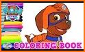 Zuma Puppy Patrol Coloring Book related image