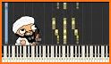 3D Metal Piano Keys Keyboard Theme related image