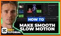 Slow motion: cut, edit video related image