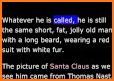 Santa Words related image