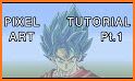 Pixel Art DBZ by Number related image