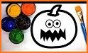 Coloring Halloween for kids related image