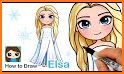 Ice Queen elza & Princess alnna Coloring Book related image