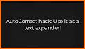 AutoComplete - Text Replacement, a shortened word related image