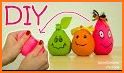 Squishy toy DIY - antistress slime ball, relaxing related image