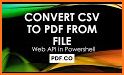 CSV File Viewer: CSV to pdf converter related image