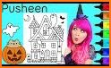 Coloring Book Halloween related image