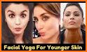 Face Yoga - fitness for youthful skin at home related image