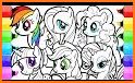 Pony coloring cartoon related image