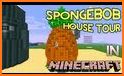 Bikini Bottom and Pineapple House Map MCPE related image