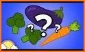 Fruits and Vegetables-Learning, phonics, quiz related image