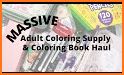 Peacolor: Adult Coloring book related image