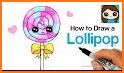 how to draw cute candy related image