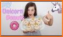 Make Rainbow Unicorn Donuts related image