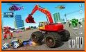 Monster Crane robot Car – Excavator robot game related image