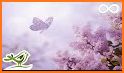 Rose Bird Butterfly Keyboard Theme related image