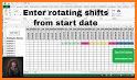 Shift Work Calendar related image