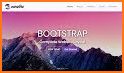 Bootstrap 4 related image