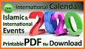 International Days Calendar 2020 related image