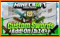 Custom Swords MCPE - Minecraft Mod related image