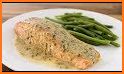 Rahasia membuat One pan salmon with crispy herb related image