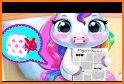 Cute Baby unicorn - little pony pet care game related image