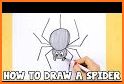 How to draw Spider boy related image