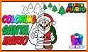 Pixel Art Christmas: Color By Number Santa Claus related image