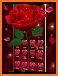 Red Rose Flower Romantic Keyboard related image