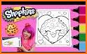 Coloring Book for Shopkins related image