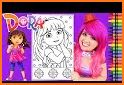 Dora Coloring related image