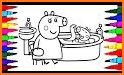 Peppa pig coloring book related image