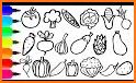 Fruits Coloring Book & Drawing Book related image