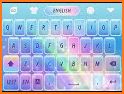 Star Neon Unicorn Keyboard related image