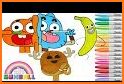 Coloring Gumball : The Amazing World of Gumball related image