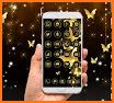 Golden Black Glitter Theme Launcher related image