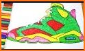 Sneakers Coloring Book - Shoes Coloring related image