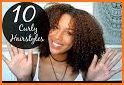 African Curly Hairstyle related image