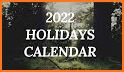 2022 Calendar in English related image