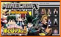 Mod My hero academia Minecraft - Boku no hero Skin related image