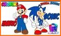 Sonic Pixel Art - Color by Number for Free related image