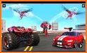 Flying Horse Robot Car: Super Car Robot Games related image