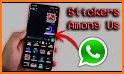 Among Us Sticker App para(WhatsApp ) related image