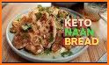 Baking Keto naan bread with melted garlic butter related image