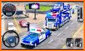 US Limo Police Car Transporter Game: Car Transport related image